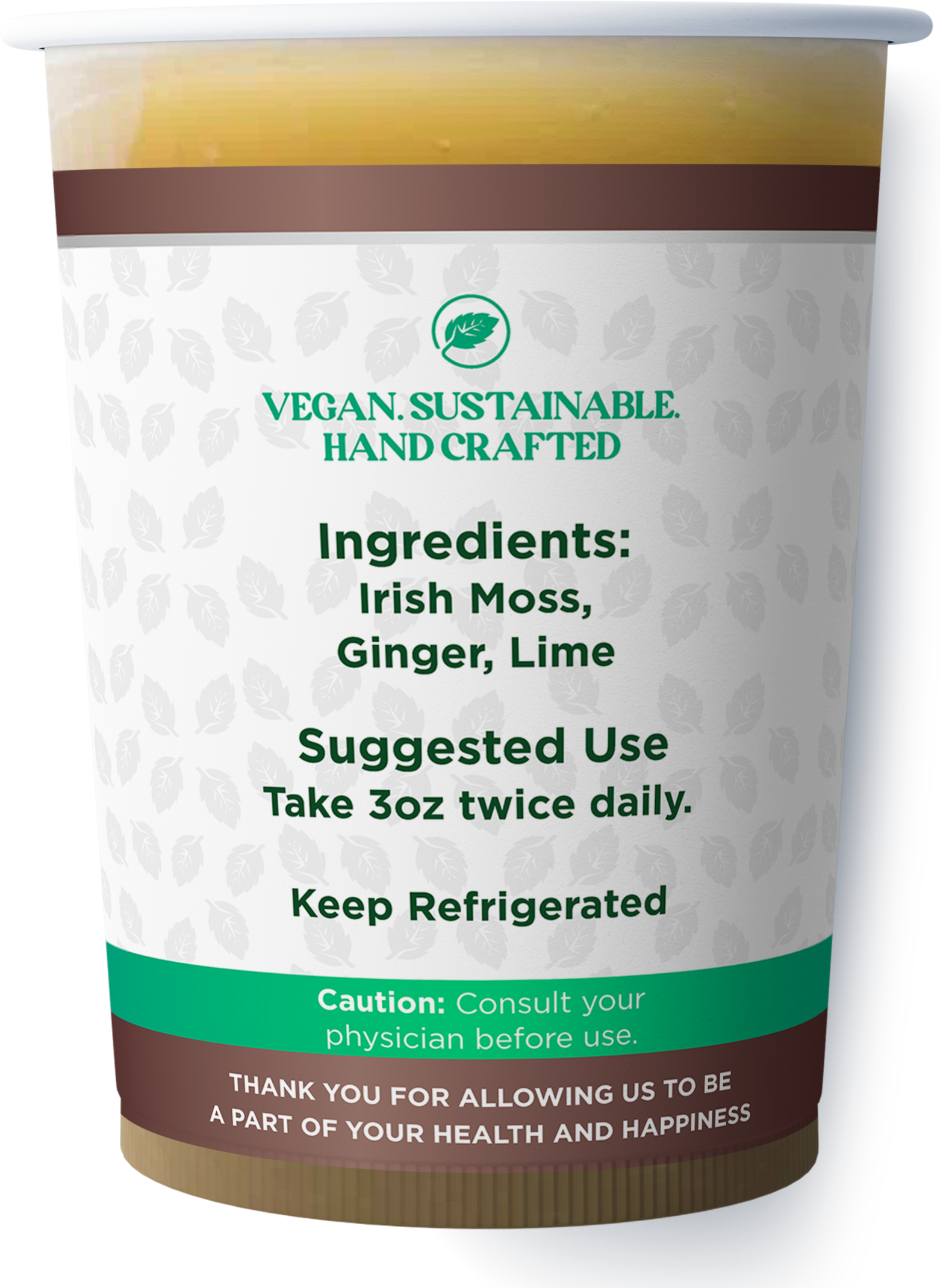(16oz) Ginger Lime Sea Moss